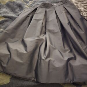 White House Black Market Charcoal A-Line Skirt